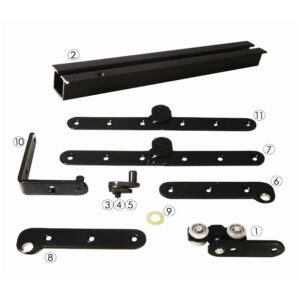 Set porte pieghevoli spessore 40