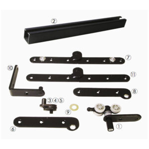 Set porte pieghevoli spessore 40